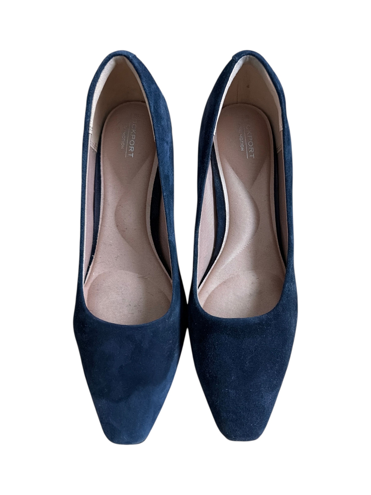 Rockport Total Motion Navy Suede 2” Heel Size 7M - Image 1